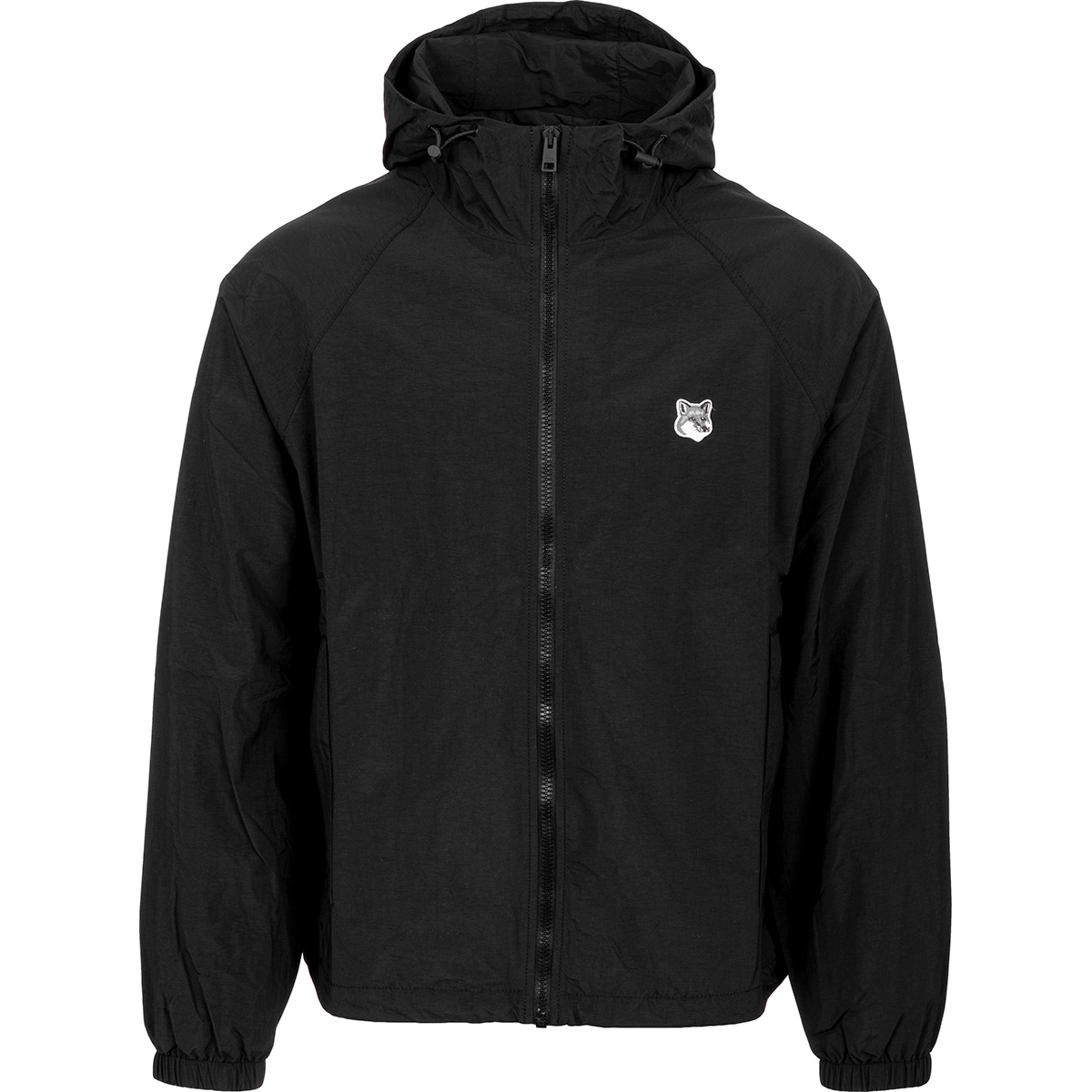 Maison kitsune hooded windbreaker hot sale
