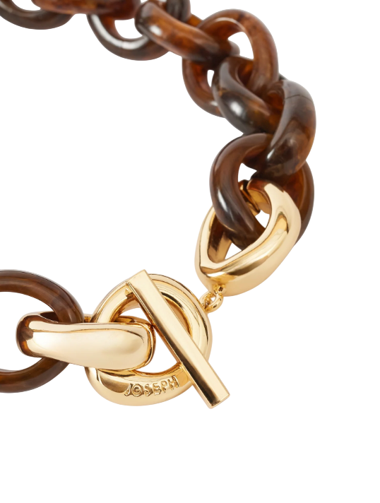 JOSEPH Link Necklace Resin Bean