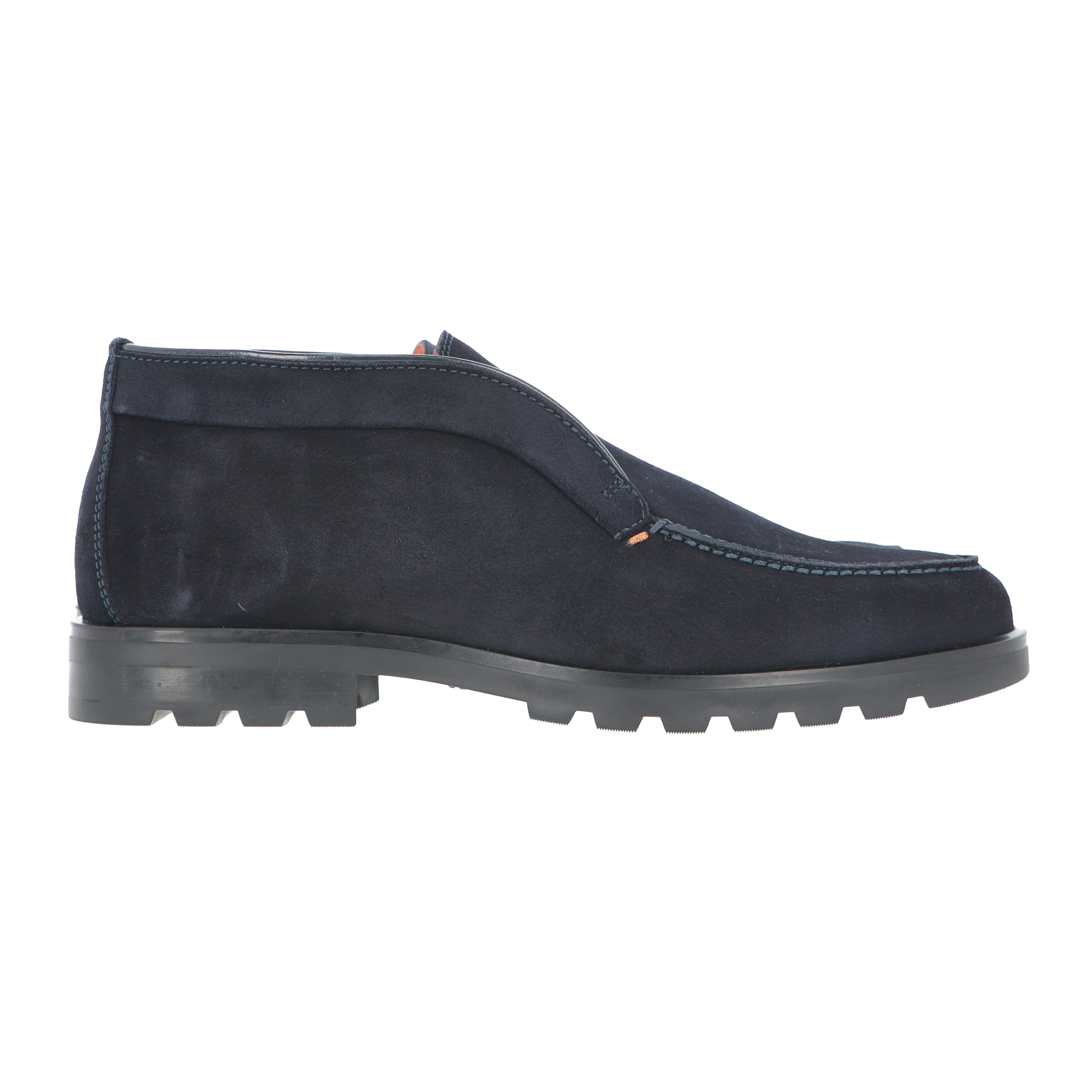 SANTONI Leather Desert Boot