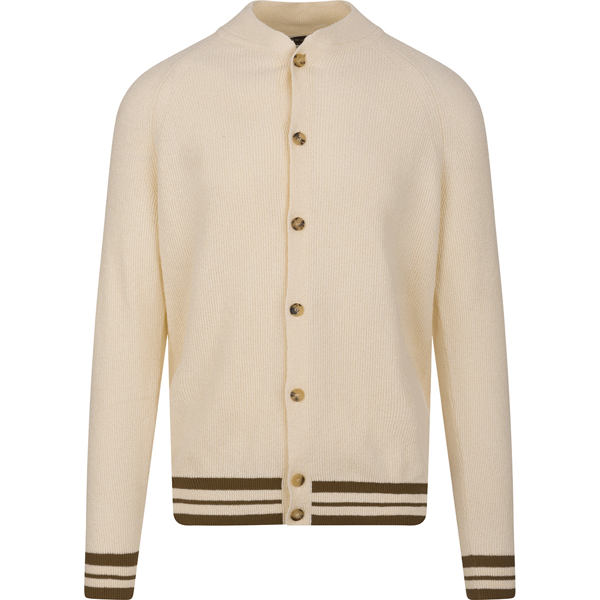 FILIPPO DE LAURENTIIS Bomber con bottoni e spalla Raglan