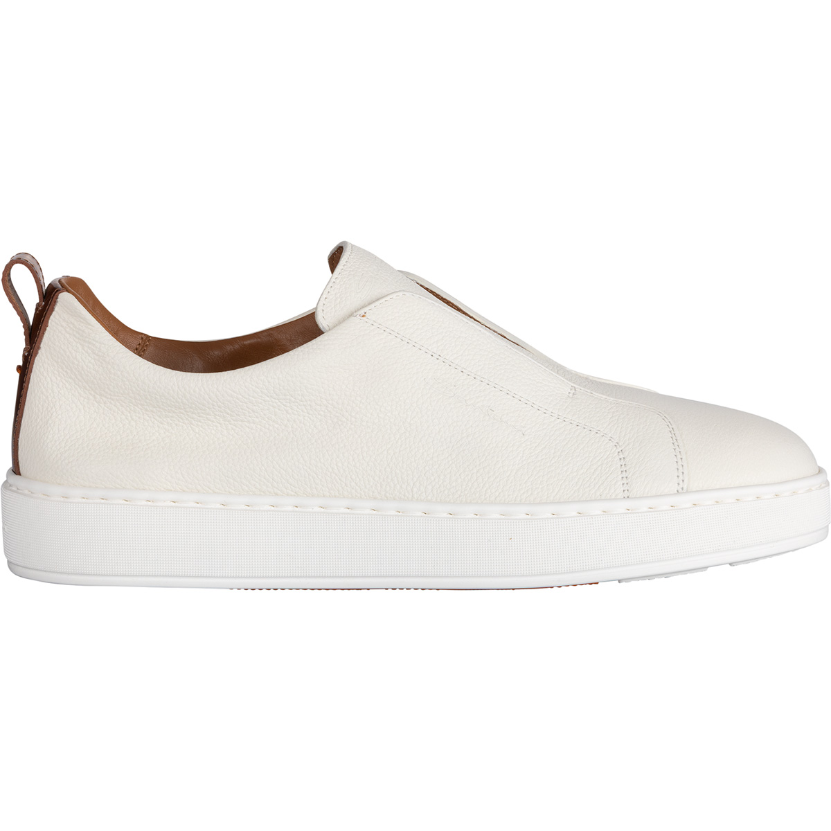 SANTONI Sneaker bassa Victory in morbida pelle