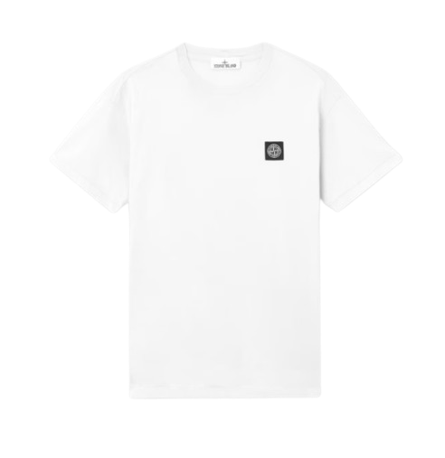 STONE ISLAND Maglietta a maniche corte in jersey di cotone tinto in T-ShirtIT