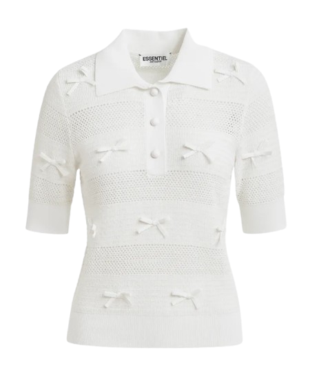 ESSENTIEL Polo in maglia con fiocchi Jarts