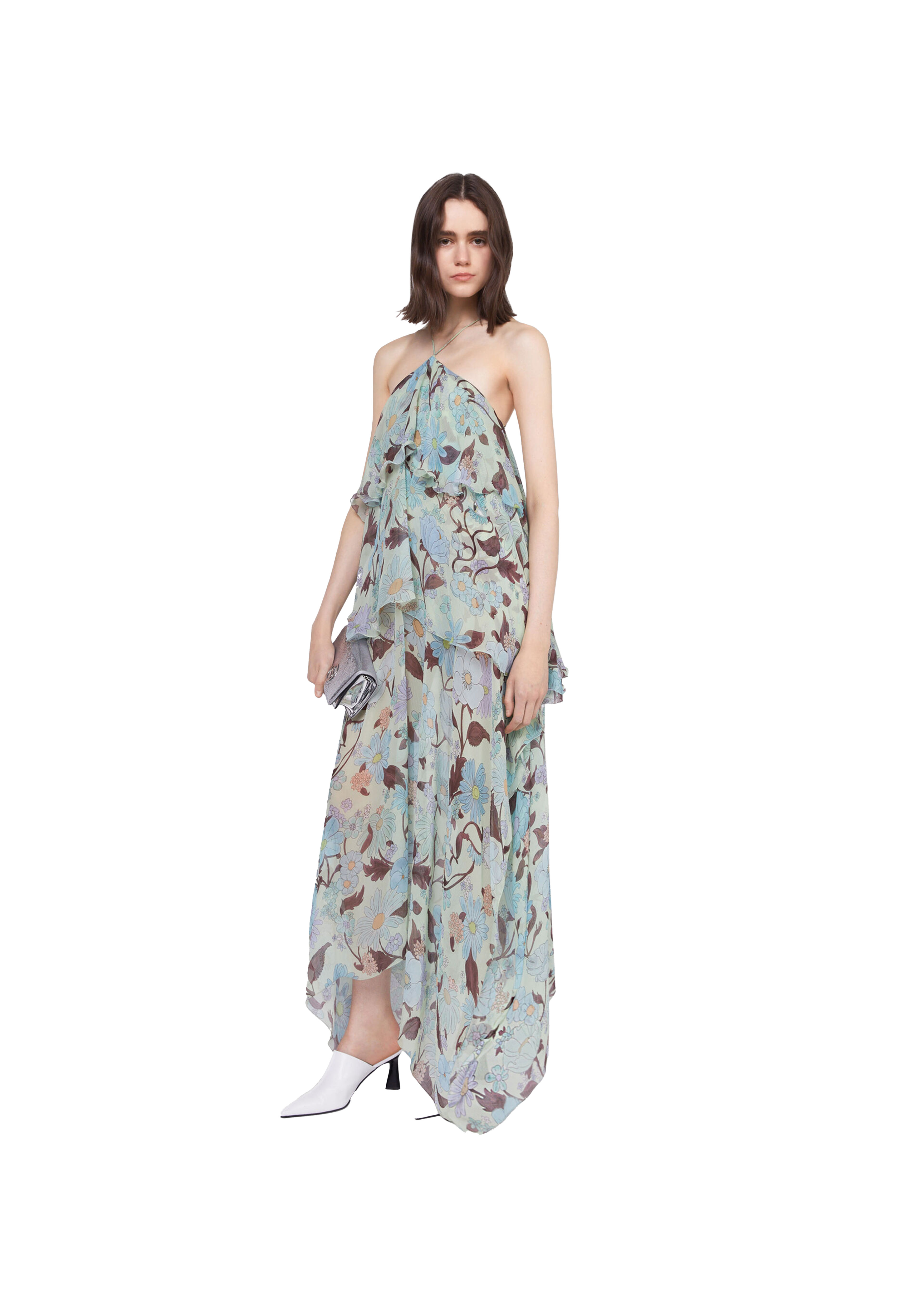 STELLA MCCARTNEY Frill Long Dress