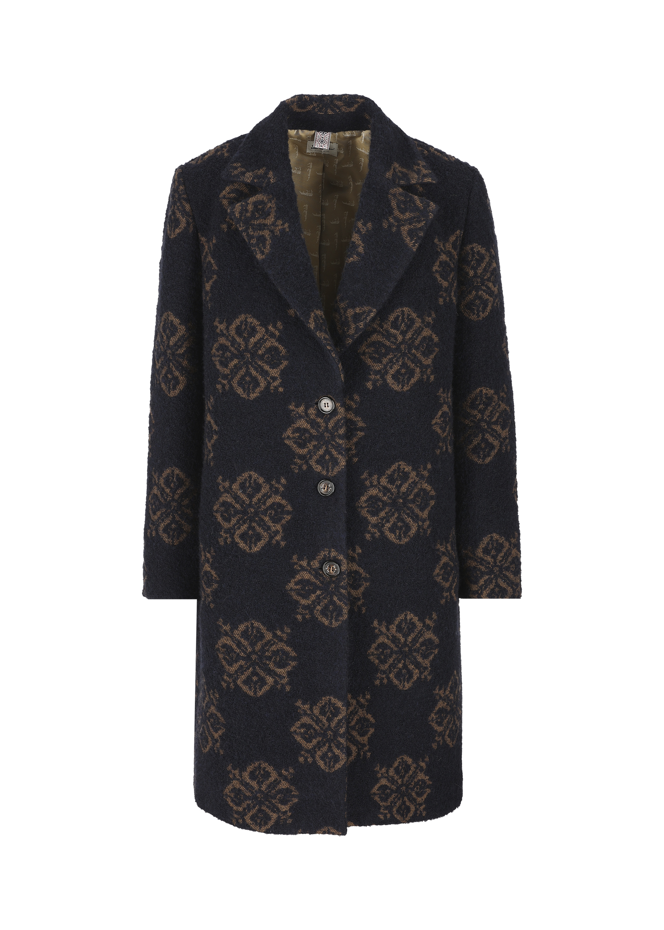 LUIS TRENKER Lugreta Macro Jacquard Coat