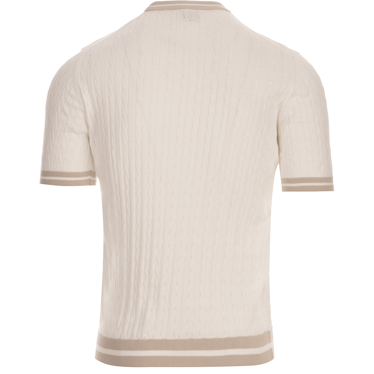 ELEVENTY Crewneck short sleeve knitted T-Shirt in pure Cotton