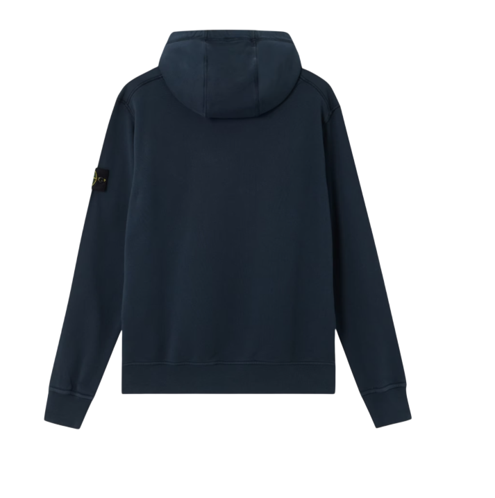 STONE ISLAND Hoodie In Organic Cotton Fleece Garment Dyed