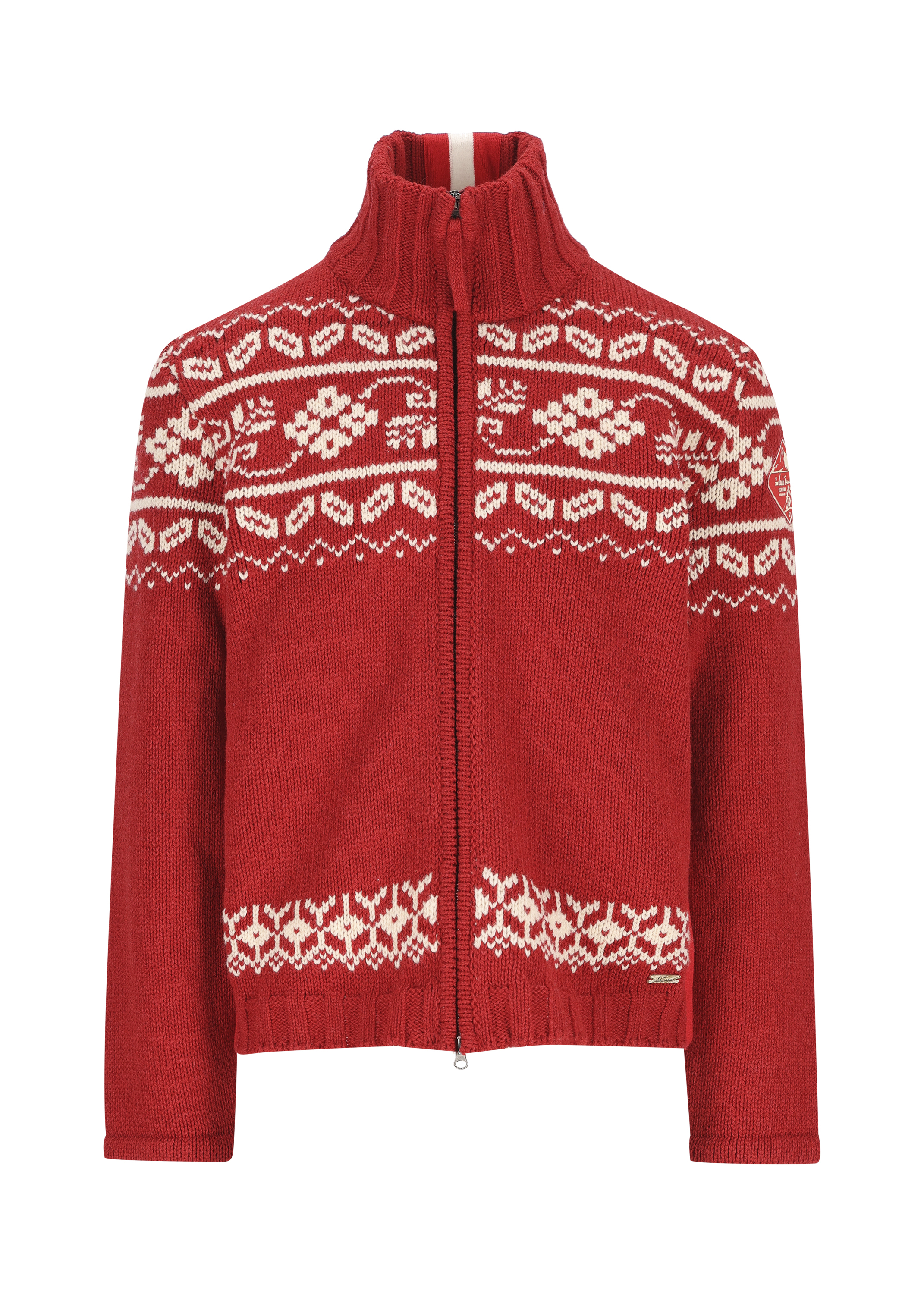 LUIS TRENKER Strickjacke Luwall Jacquard