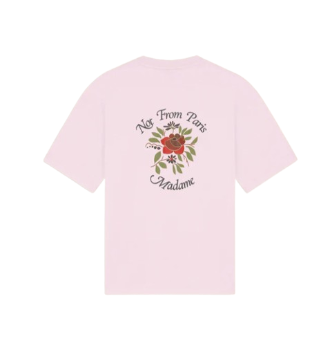 DRÔLE DE MONSIEUR T-Shirt Slogan Rose