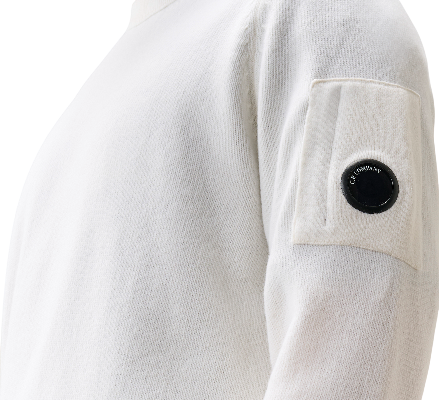C.P. COMPANY LAMBSWOOL GRS CREWNECK SWEATER