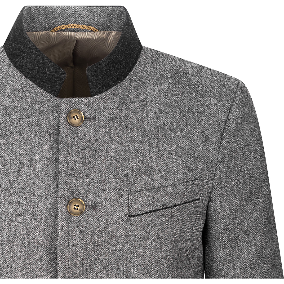 GRASEGGER Trachten-Stehkragenblazer Prometheus