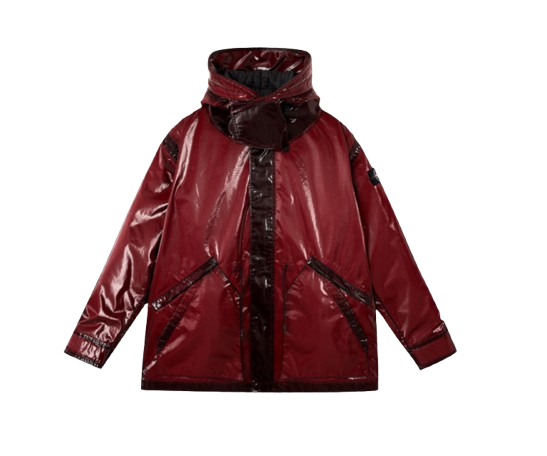 STONE ISLAND Parka corto con fodera staccabile