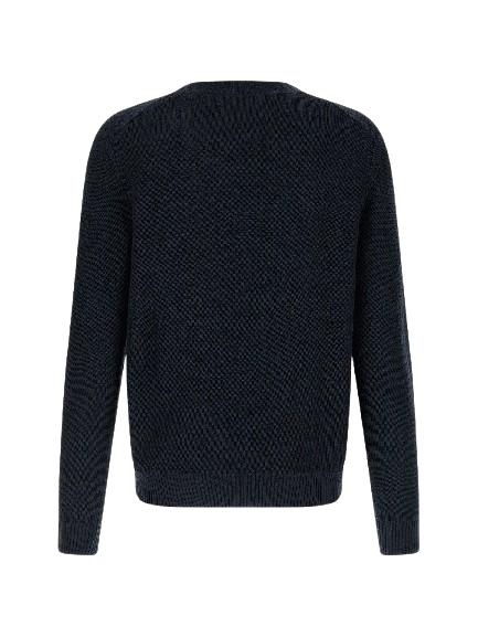 BALLANTYNE Maglione girocollo in cotone e lino Diamond