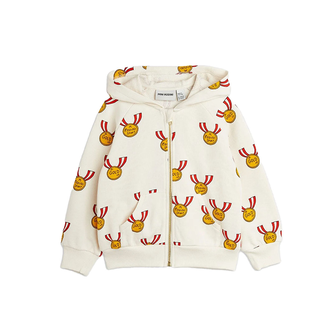 MINIRODINI Medals Zip Hoodie
