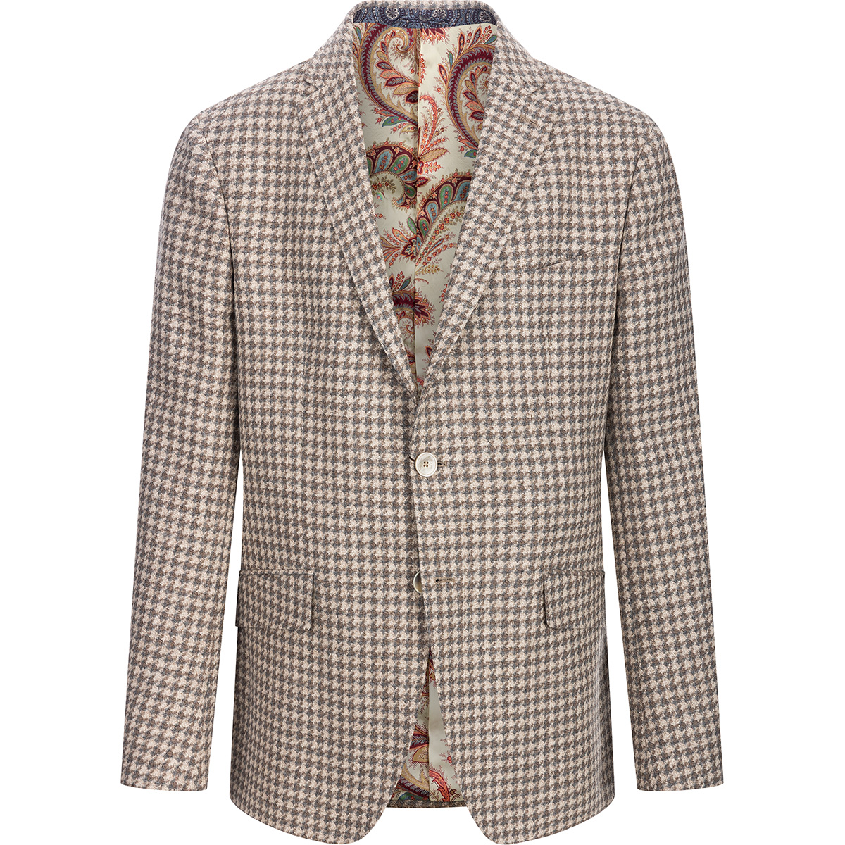 ETRO Blazer im Regular Fit mit gemustertem Futter