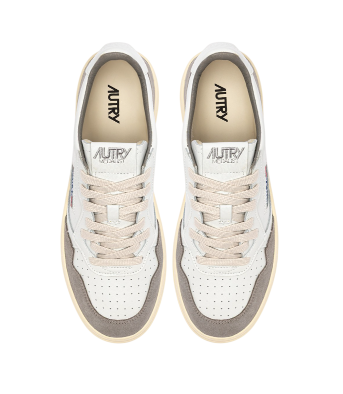 AUTRY Medalist Low Soft Leather/Suede Sneaker