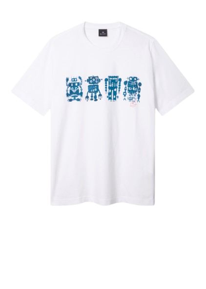 PAUL SMITH Regular fit T-Shirt Robots