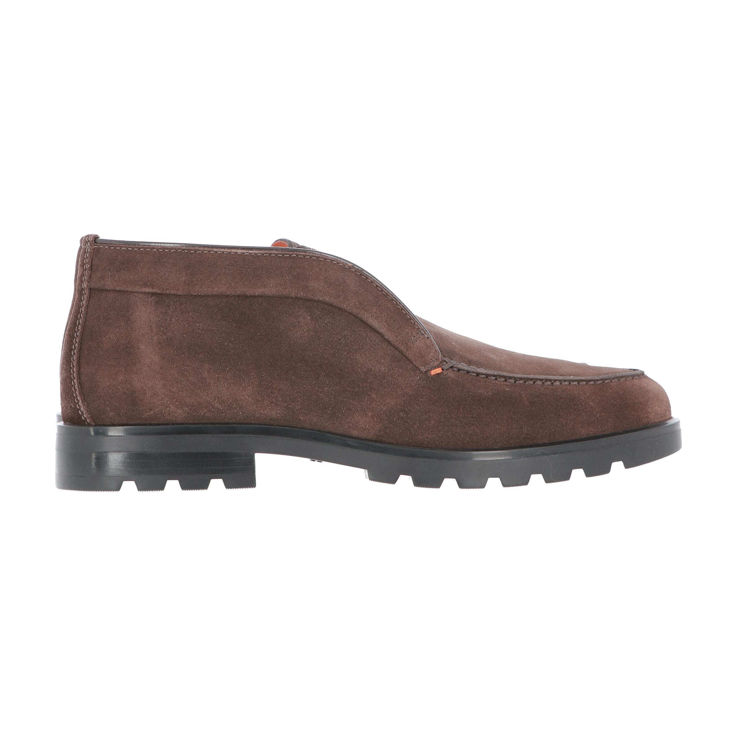 SANTONI Leather Desert Boot