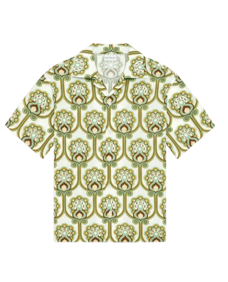 DRÔLE DE MONSIEUR Chemise Lin Tapisserie Florale