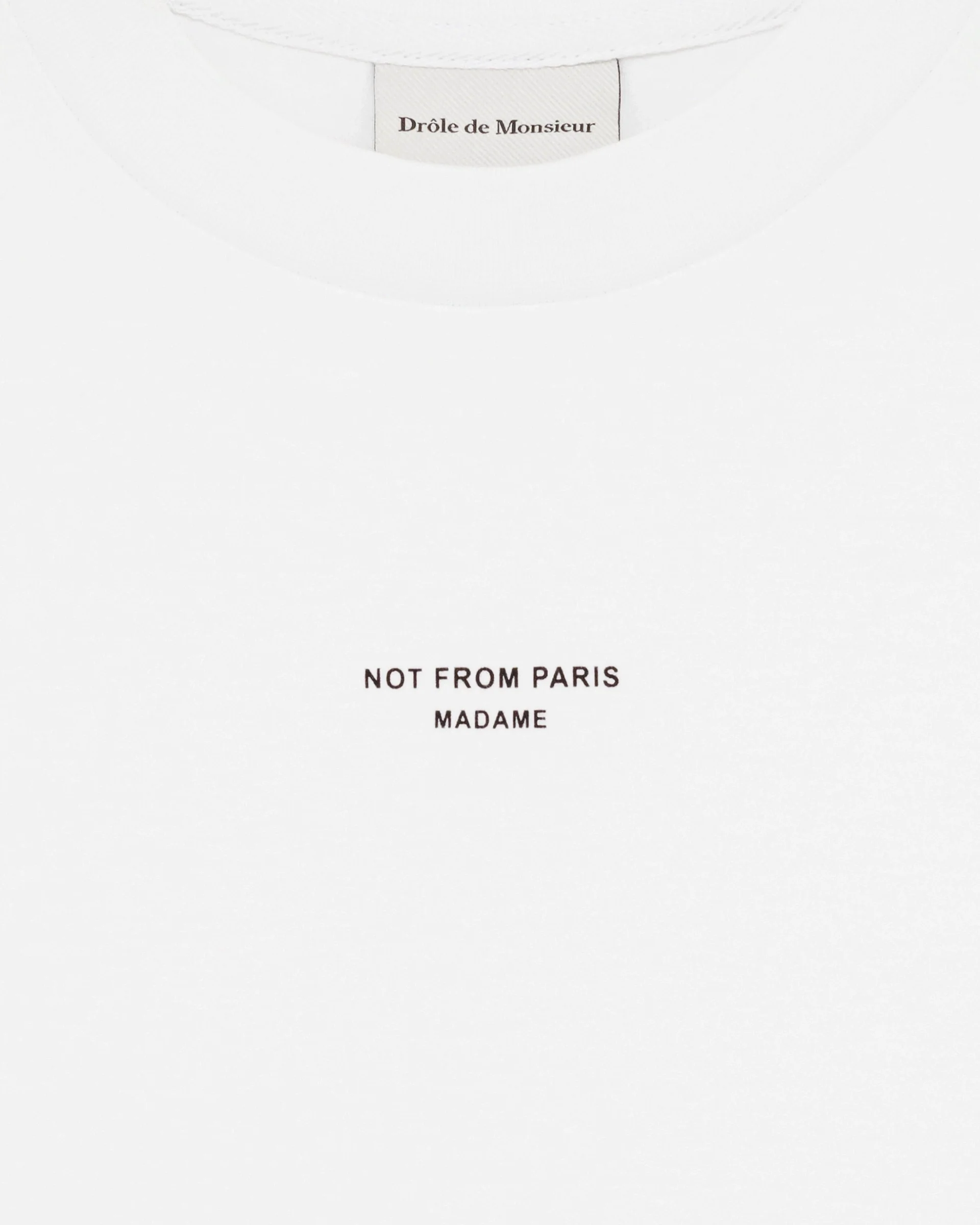 DRÔLE DE MONSIEUR Classic Slogan T-Shirt