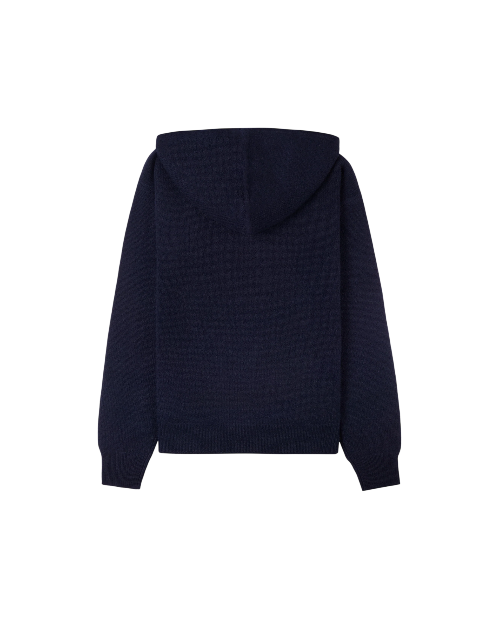 SPORTY&RICH SRC Kaschmir-Kapuzenpullover mit Reißverschluss