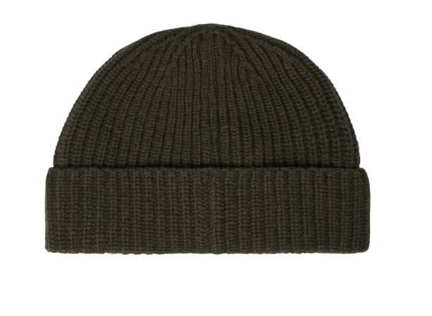 STONE ISLAND Beanie In Light Geelong Wool