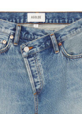 AGOLDE Jeans incrociati ad arco
