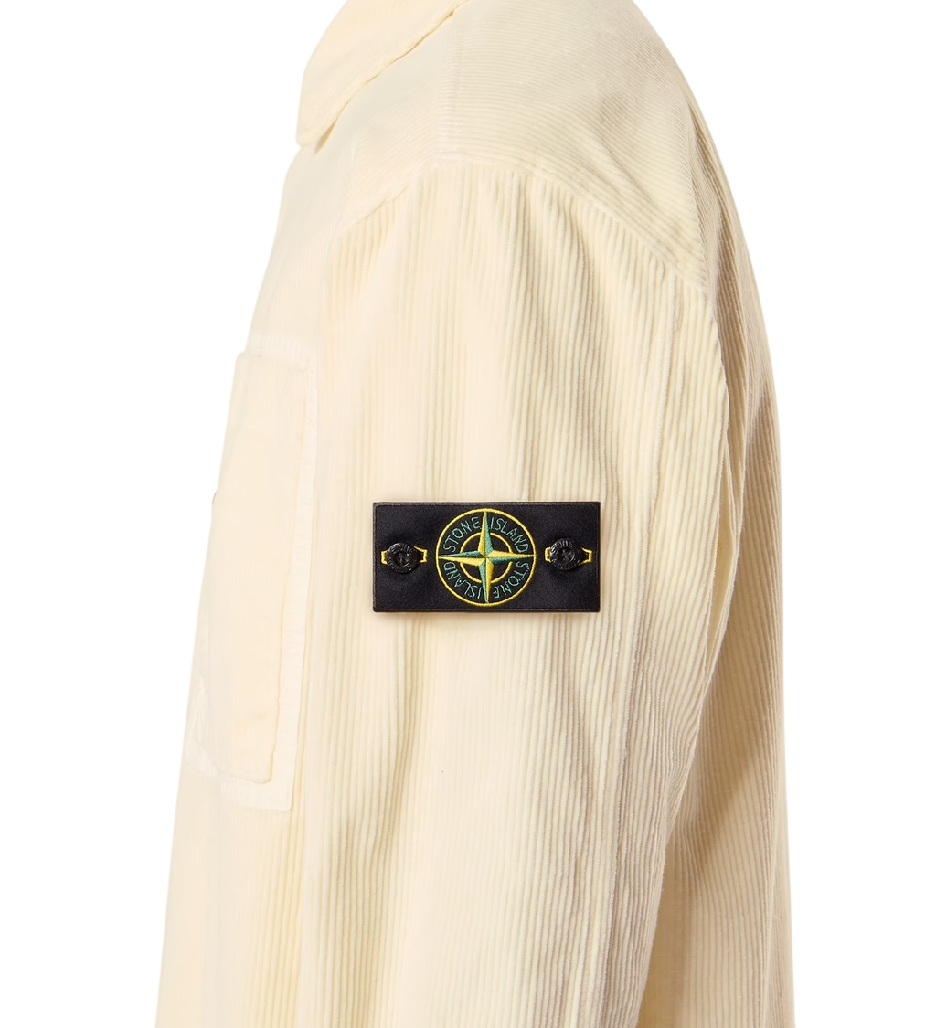 STONE ISLAND Overshirt In Organic Cotton Corduroy Garment Dyed