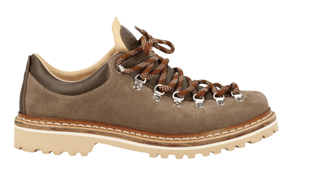 LUIS TRENKER Luleon Velour leather Low Hiking Boots