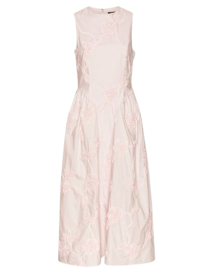 ROTATE Abito midi a fiori