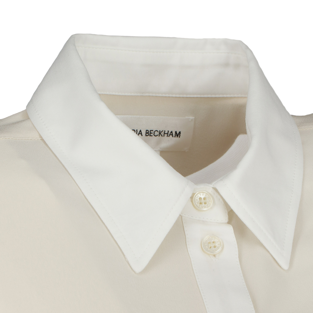 VICTORIA BECKHAM Contrast Placket Blouse