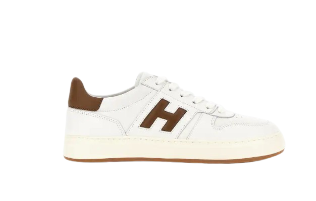HOGAN Low top leather Sneaker H668
