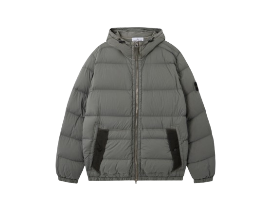 STONE ISLAND Piumino corto RDS con cappuccio