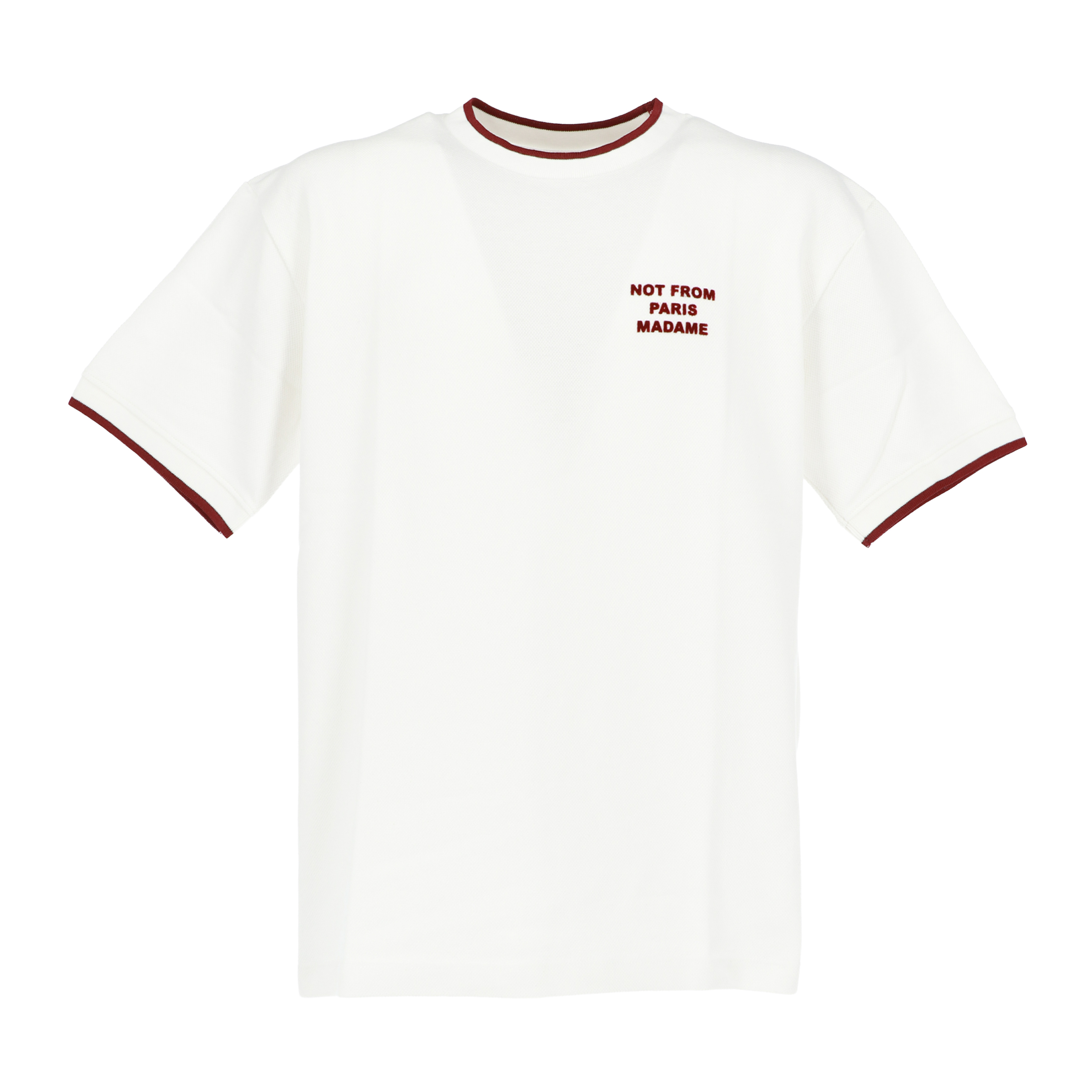 DRÔLE DE MONSIEUR Le T-Shirt Slogan Piqué