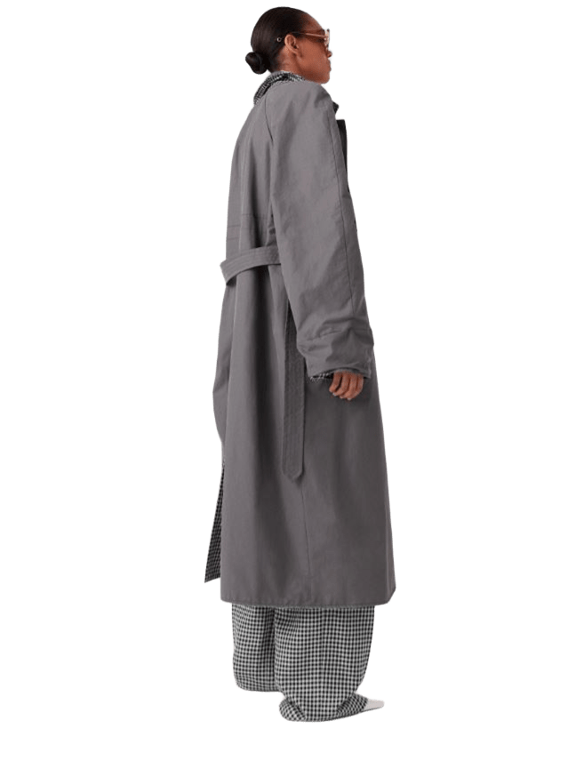 STELLA MCCARTNEY Checked Reversible Car Coat