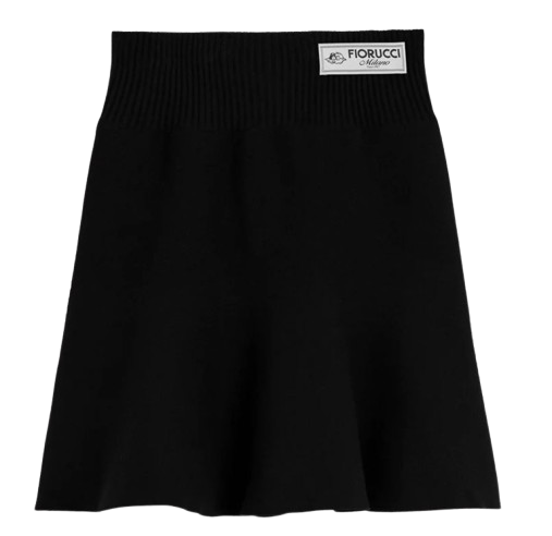 FIORUCCI Minigonna in maglia a bolle