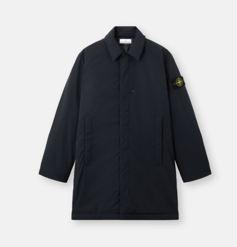 STONE ISLAND Langer Mantel ohne Kapuze