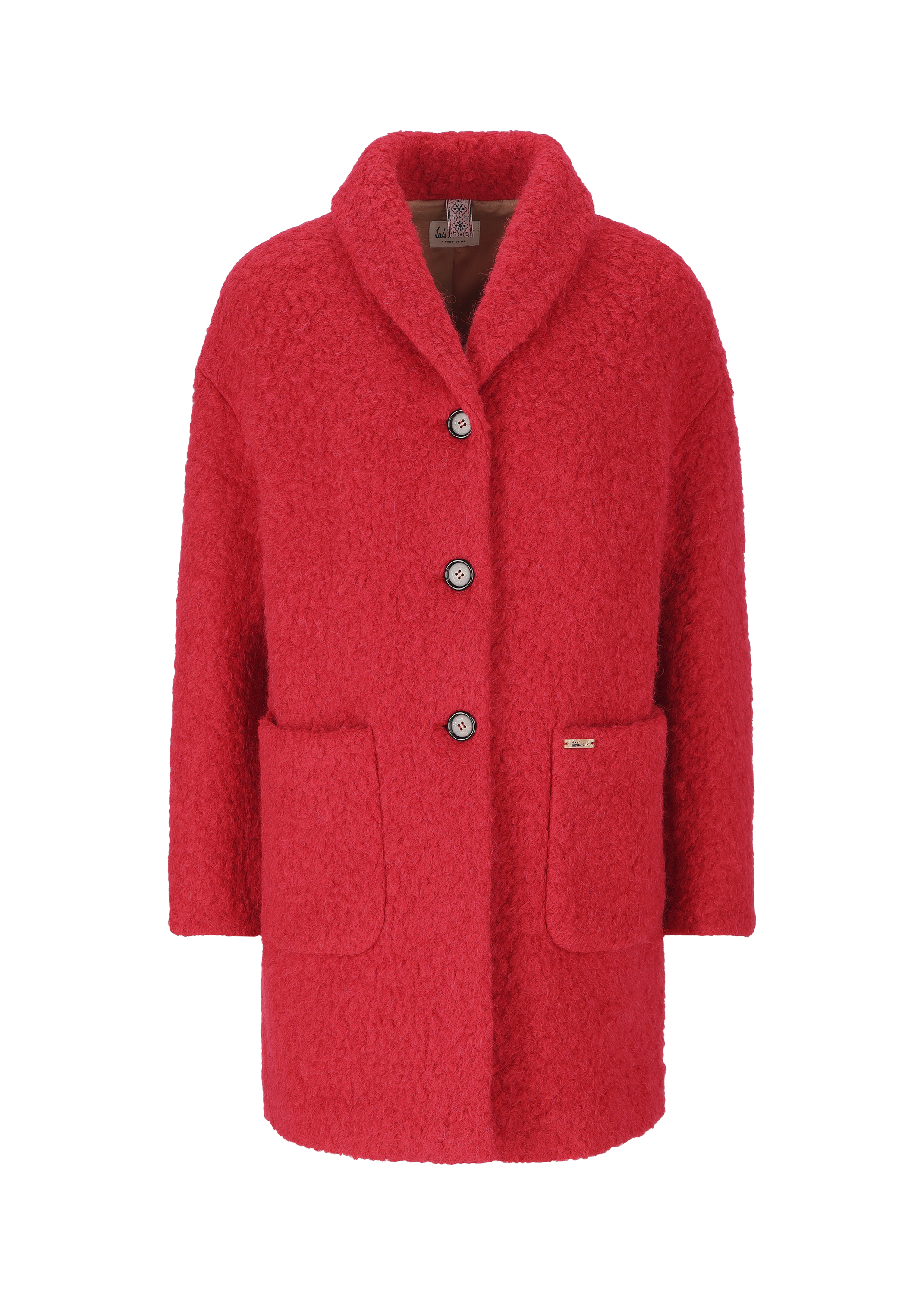 LUIS TRENKER Lugemma Jersey Boucle' Coat