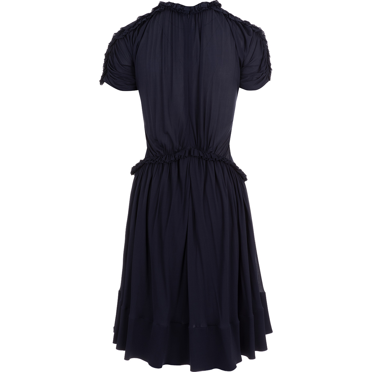 VICTORIA BECKHAM GATHERED HEART SHAPED DRESS