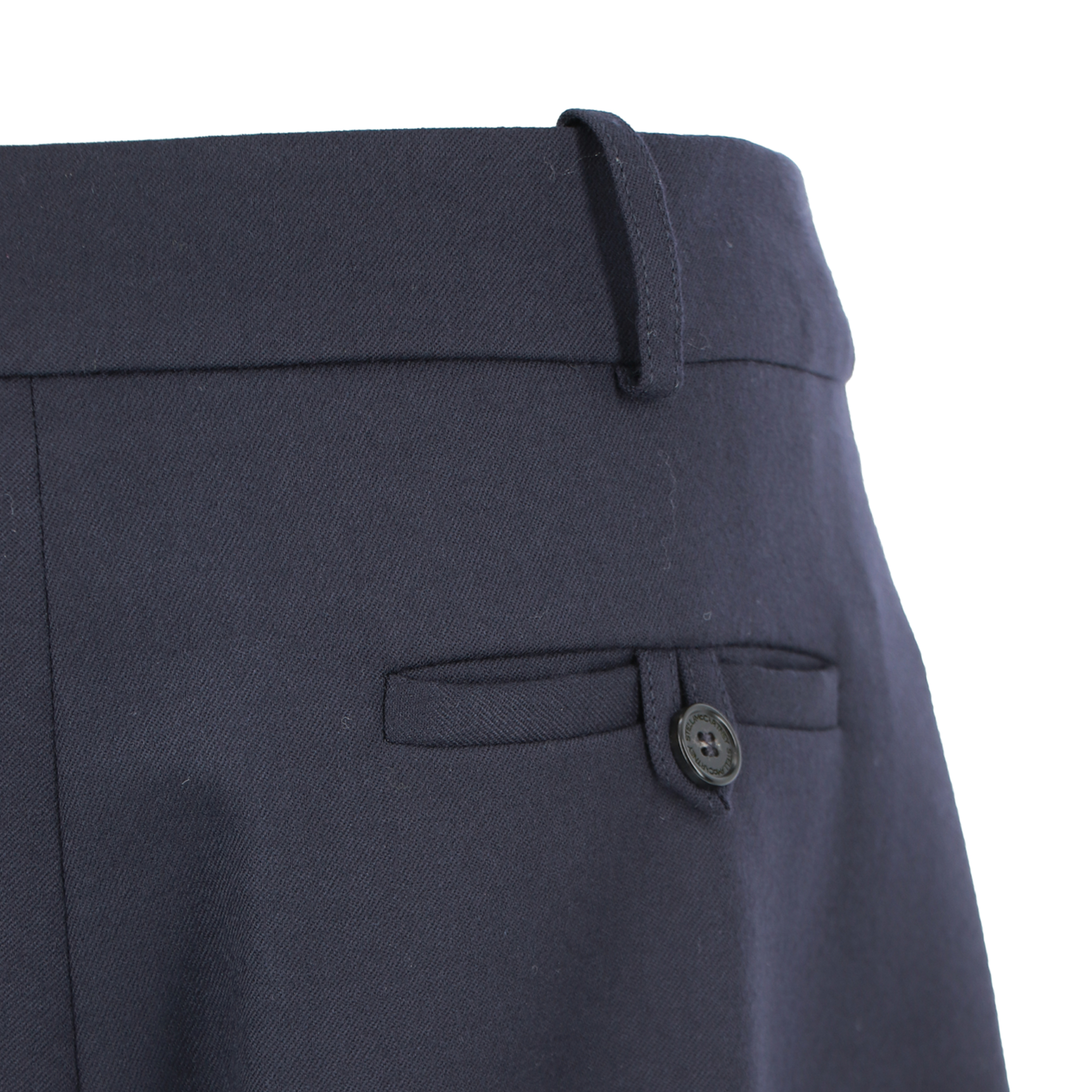 STELLA MCCARTNEY Pantaloni cropped in flanella