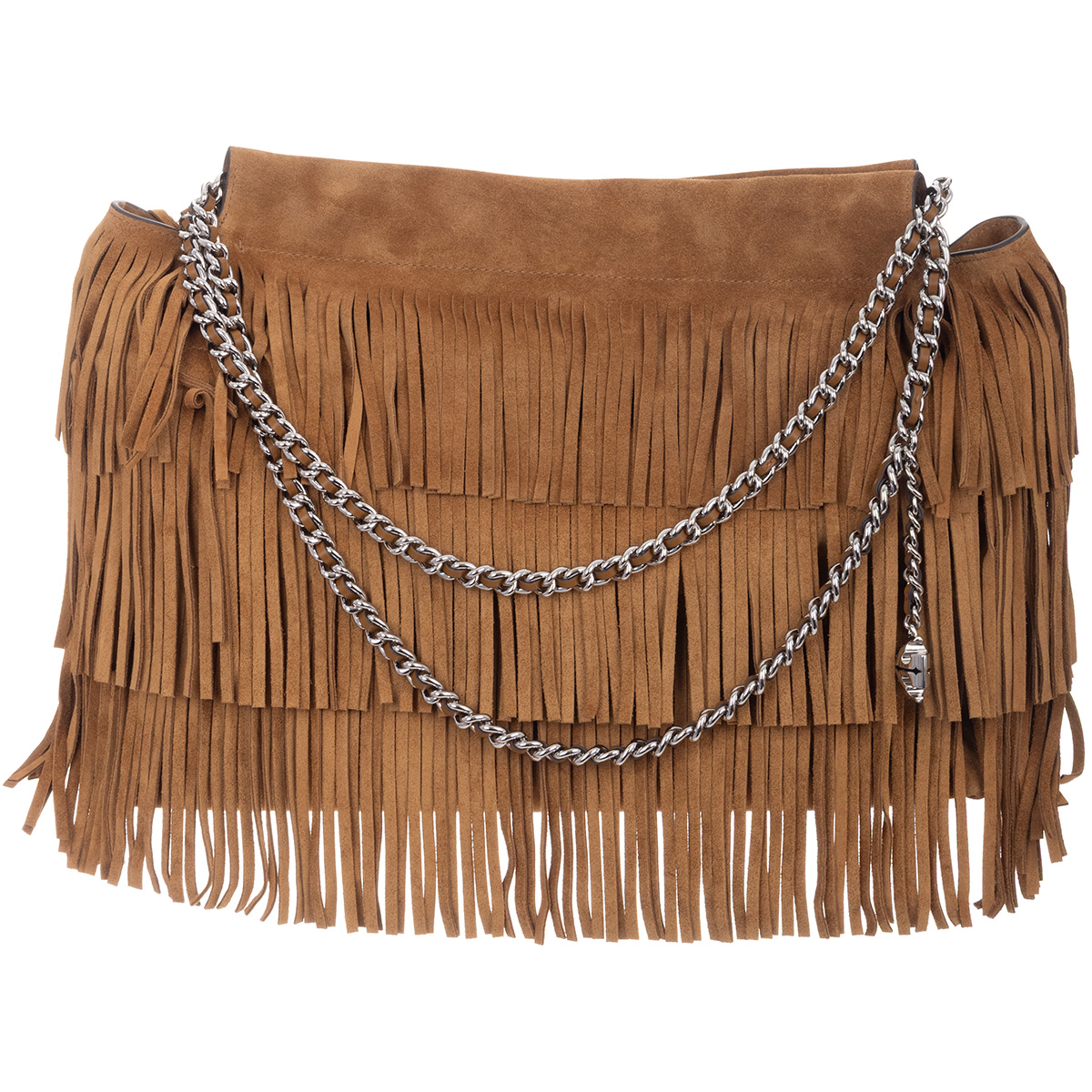 TORY BURCH FLEMING WILDLEDER-HOBO MIT FRANSEN