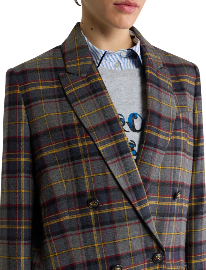 ETRO Double Breasted Blazer