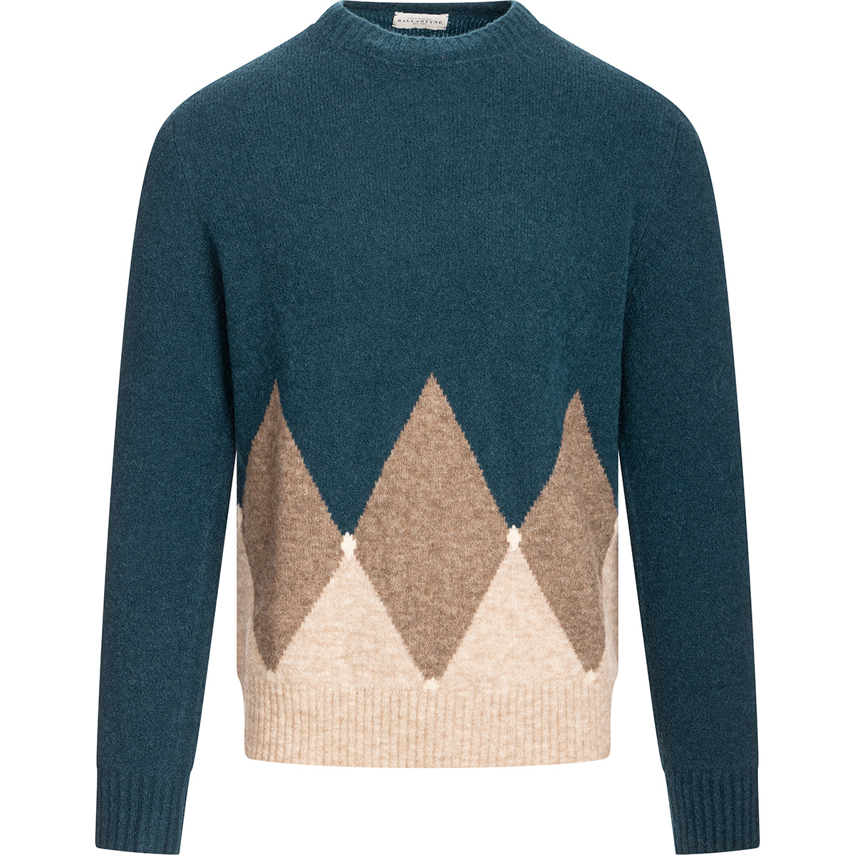 BALLANTYNE Maglia Girocollo Rombi Bouclé