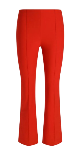 VINCE Mid Rise Pintuck Flare Pant