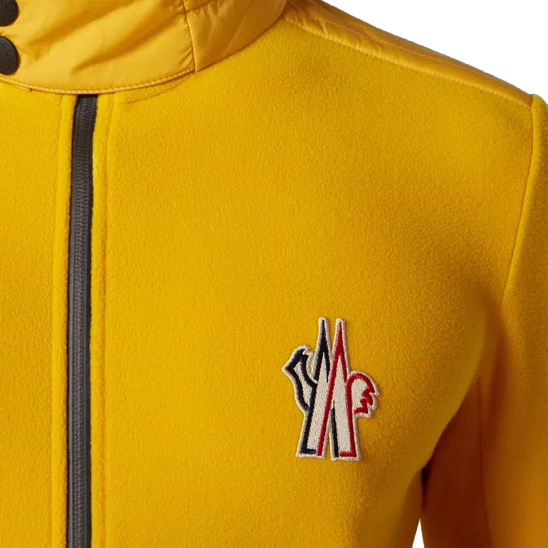 GRENOBLÉ Zip Up Cardigan Yellow L Oberrauch Zitt
