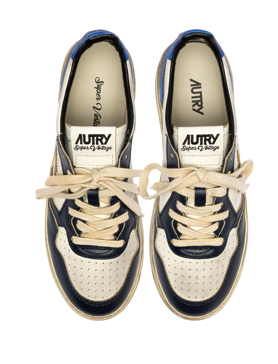 AUTRY Sup Vint Low Leather/Leather Sneaker