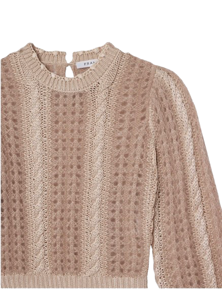 FRAME Femme Cable Sweater