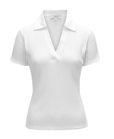 VINCE RIB S/S Polo