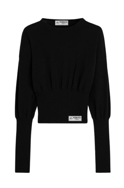 FIORUCCI Top a maniche lunghe gonfio