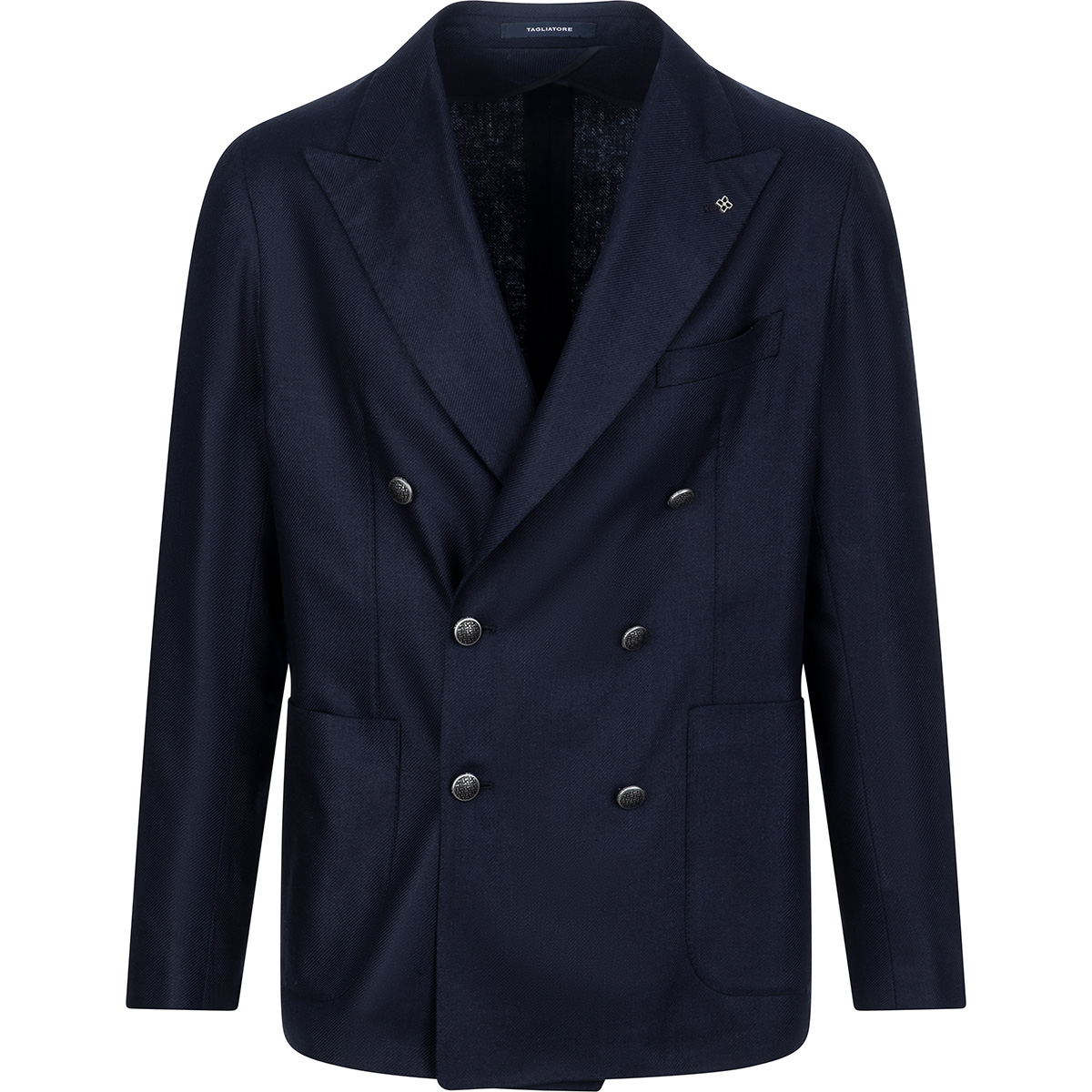TAGLIATORE Double breasted pure Silk Blazer